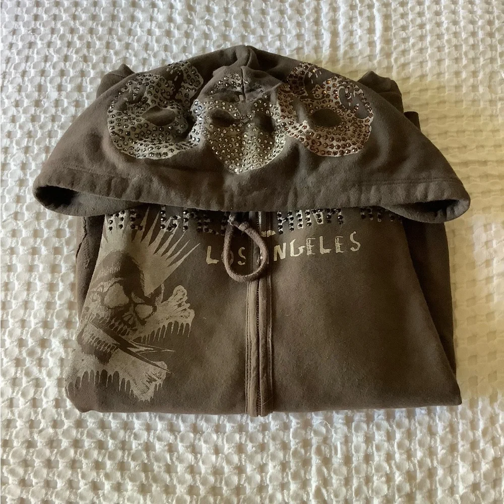 The Great China Wall Swarovski Embellished Hoodie XXL - Picture 2 of 11